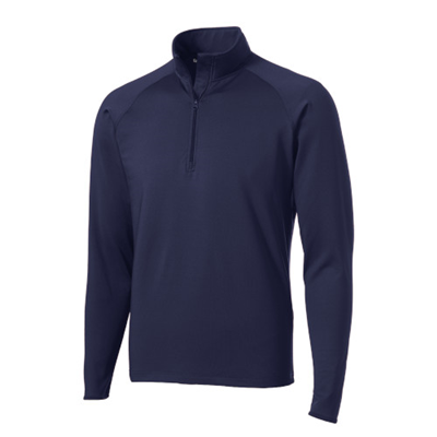 Stretch Quarter Zip - True Navy